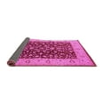 thumbnail image 2 of Ahgly Company Indoor Round Oriental Pink Industrial Area Rugs, 5' Round, 2 of 4
