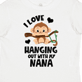thumbnail image 4 of Inktastic Monkey I Love Hanging out with My Nana Boys or Girls Toddler T-Shirt, 4 of 5