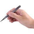thumbnail image 3 of Anti Static Tweezer, Precision ESD Tweezers, Stainless Steel Tweezer, for Electronics, Sodlering, Jewelry, Craft, Laboratory Work etc, 3 of 8