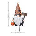 thumbnail image 2 of Yuarrent Estacas de jardín de Halloween, carteles de Metal encantadores para el suelo, adorno de gnomo para fiesta, patio, césped, balcón, decoraciones Kits de decoración para fiestas Tipo4 Yuarrent HA043840-04, 2 of 6