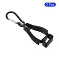 thumbnail image 4 of Uxcell Glove Keeper Gloves Grabber Clips Holder Hanger for Helmets, Black 2 Pack, 4 of 5