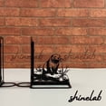 thumbnail image 3 of Shinelab Otter Mental Bookends Custom Personalized Name Bookend Gift, Table Bookshelf Home Decor 5900, 3 of 3
