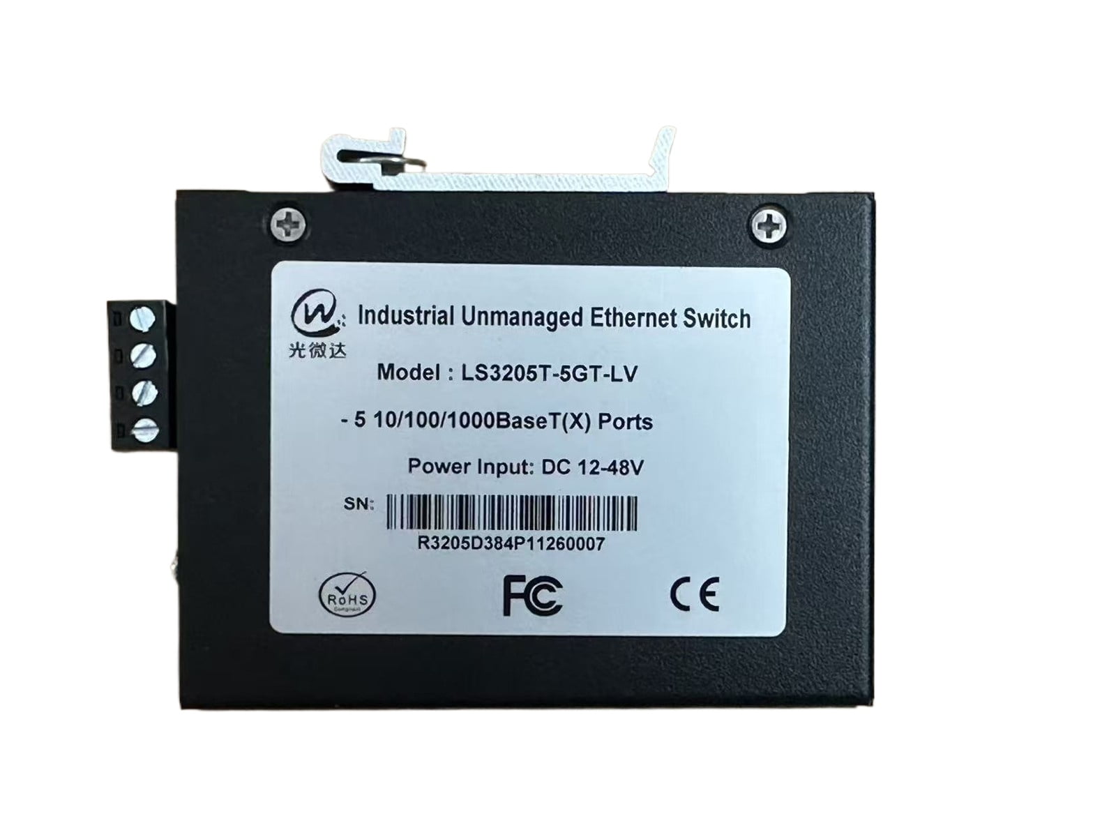 Industrial 8-Port Gigabit PoE+ DIN-Rail Unmanaged Ethernet Switch 120W