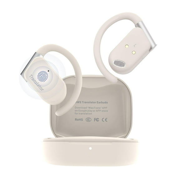 Auriculares traductores de idiomas ANFIER M9 144 idiomas Beige