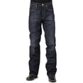 thumbnail image 3 of Stetson Men's 1312 Relaxed Fit Bootcut Jeans With Flag Detail Big And Tall Denim 30W x 38L  US, 3 of 4