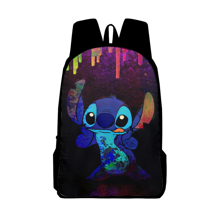 Cute Lilo Stitch Kids Backpack Back To School Pack Travel Bag High