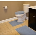 thumbnail image 6 of Garland Rug Queen Cotton Washable Bath Rug Set, 3 Piece Set (21"x34" Bath Rug, Contour Rug, & Toilet Lid) Sky Blue, 6 of 6