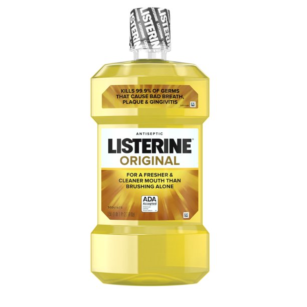 Listerine Original Antiseptic Mouthwash for Bad Breath, 1.5 L Walmart