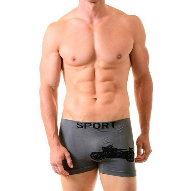 Faddism Men'S Adam Seamless Boxer Shorts Underwear X 2