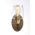 thumbnail image 4 of Maxim 26121CLBZAB 5 in. Goblet One-Light Wall Sconce, Bronze & Antique Brass, 4 of 5