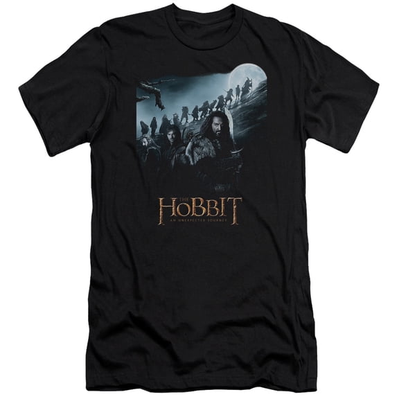 The Hobbit A Journey S/S Adult 30/1 T-Shirt Black
