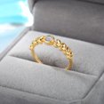 thumbnail image 6 of Womens Opal Moon Total Solar Eclipse Closed Ring Copper Silver Plated Fashion Jewelry For Everyday Wear Styles, 6 of 6