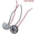 thumbnail image 1 of 2pcs 1156 1157 Bulb Socket BAY15D Lamp Holder P21/5W Adapter Base Connector, 1 of 5