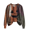 thumbnail image 5 of LIZUOJUN Fall Sweatshirt for Women Crew Neck Holiday Graphic Print Loose Fit Casual Long Sleeve Soft Fabric Comfortable Cozy Everyday Wear Pullover Tops, XXL, 5 of 6