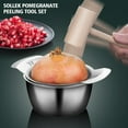 thumbnail image 3 of Pomegranate Peeling Tool Set, Pomegranate Peeler Pomegranate Deseeder Peeling Tool, Manual Pomegranate Peeler with Bowl Fruit Pomegranate Juicer for Home Kitchen W2C1, 3 of 8
