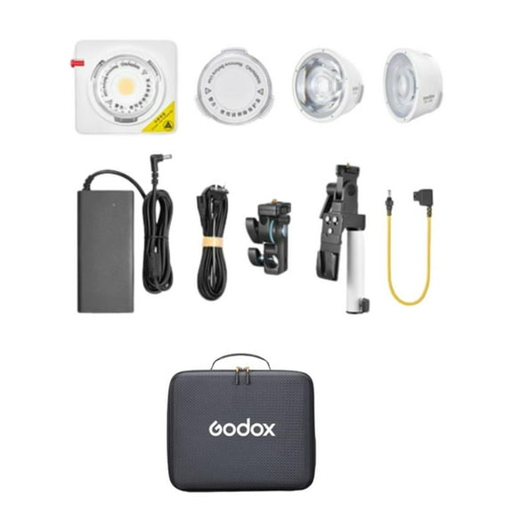 Godox ML100R RGB LED Video Light Kit (15° & 36° Lens & V-Mount Handgrip Kit)