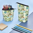 thumbnail image 5 of Lsque Meadow Plants And Butterflies Pattern Telescopic Pencil Bag Pen Holder Stationery Case, Stand-up Retractable Transformer Bag Organizer, 5 of 6