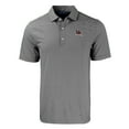 thumbnail image 2 of Men's Cutter & Buck  Black/White South Carolina Gamecocks Forge Eco Double Stripe Stretch Recycled Tri-Blend Polo, 2 of 3