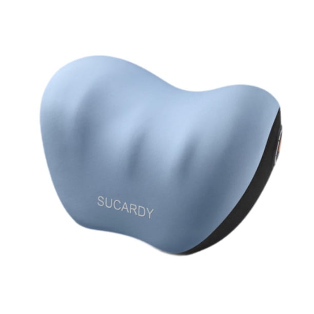 Almohada para el cuello del automóvil Cojín para reposacabezas Diseño ergonómico Accesorios de viaje cómodos Almohada de apoyo para el cuello Almohada Azul