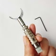 thumbnail image 2 of Toystoory Cuchillo artesanal de cuero hecho a mano profesional, cortador de tallado, herramienta de trabajo hecho a mano DIY Artesanía Toystoory HA014208-00, 2 of 6