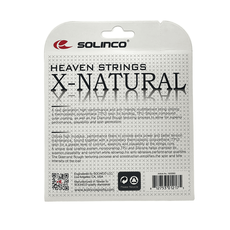 Solinco X-Natural 17 Tennis String Set - Walmart.com