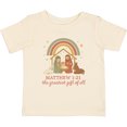 thumbnail image 3 of Inktastic Matthew 1:21 Nativity Scene the Greatest of All Boys or Girls Baby T-Shirt, 3 of 5