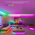 thumbnail image 4 of Tiras de luces LED coloridas RGB conectadas de forma inalámbrica de 5M 150LED con yeacher Luz de tira, 4 of 7