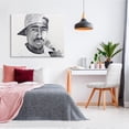 thumbnail image 2 of Modern Tupac Portrait Abstract Pattern Famous Figure 48 in x 36 in Painting Canvas Art Print, by Stupell Home Décor, 2 of 6