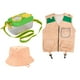 thumbnail image 1 of 3x kits de explorador de juguetes para niños, conjunto de exploración al aire libre para niños, chaleco, sombrero, disfraz de explorador de patio, 1 of 9