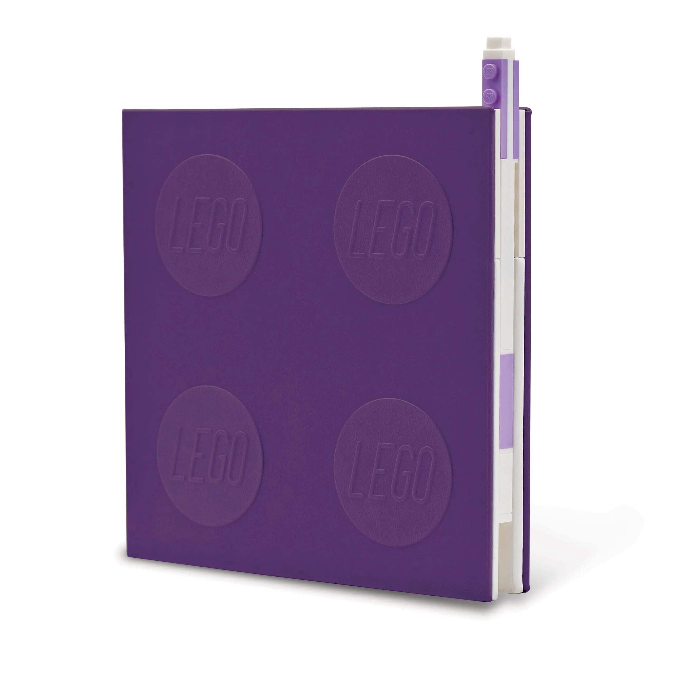 LEGO Stationery Locking Notebook with Gel Pen - Lavender (52445)