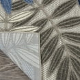 thumbnail image 2 of Nourison Aloha Indoor/Outdoor Grey/Blue 2'8" x 4' Area Rug, (3x4), 2 of 9