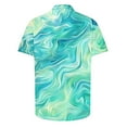 thumbnail image 3 of VBTAPA Mens Funky Hawaiian Shirt Tie Dye Print Casual Summer Shirts Short Sleeve Button Down Beach Shirt Lightweight Holiday Party Shirts Prime Sales Today Multicolor S, 3 of 5