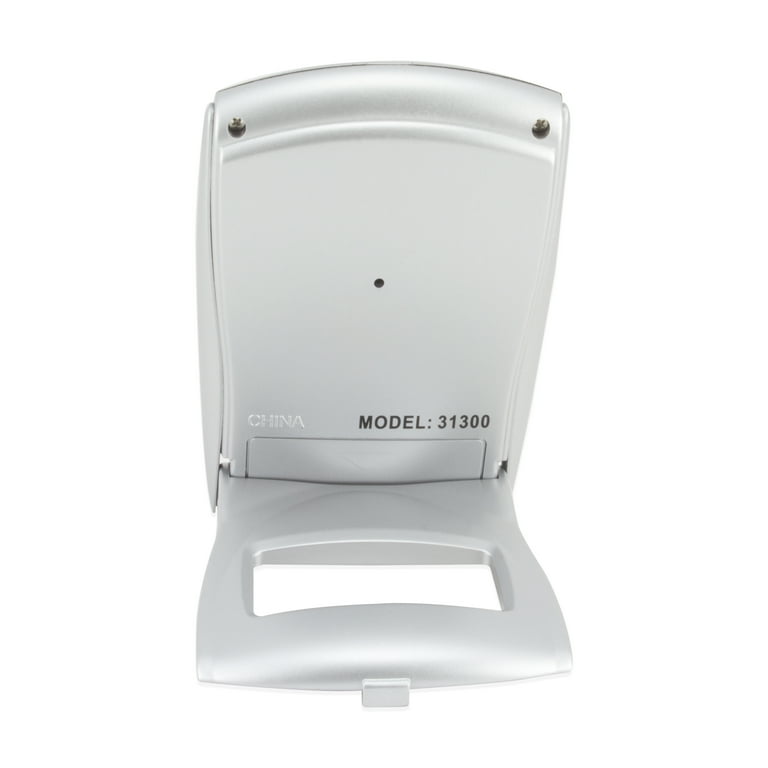 Equity 31300 Fold-up Silver Digital Travel Alarm with Nap