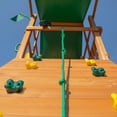 thumbnail image 2 of Gorilla Playsets Avalon 01-1085 Wood Swing Set with Vinyl Canopy, Dual Alpine Slides, and Rock Wall, Amber, 2 of 11