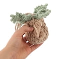 thumbnail image 5 of WEUVEB Car Accessories Crochet Hanging Plant Holder Knitted Basket 2 Pieces Decorative Air Freshener, 5 of 8