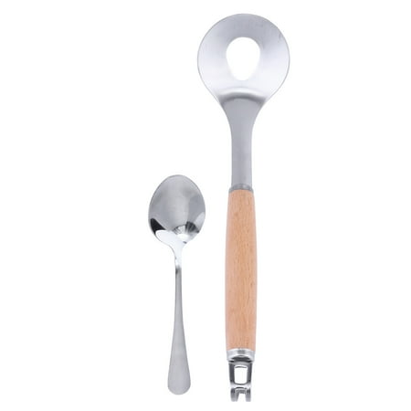 

HOMEMAXS 1 Set Non-Stick Creative Meatball Maker Leak Hole Spoon Meat Baller With Spoon