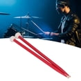 thumbnail image 4 of Drum Mallet Set, Drums Mallets Accessory 2Pcs Maple Handle Durable  For Performance Red, 4 of 8