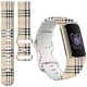 thumbnail image 1 of wonima11 Compatible with Charge 6/Charge 5 WatchBands for Women Men,Elastic Adjustable Wristbands,Breathable Sport Band Soft Waterproof Health Tracker (Classic Plaid), 1 of 1