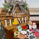 thumbnail image 4 of Bienvenida Con Iconos De Temporada Intercambiables Colgador De Puerta De Madera Para Decoraciones Caseras De Granja De Bricolaje Speravity HA042896-00, 4 of 6