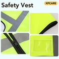 thumbnail image 2 of Chaleco XPCARE de seguridad con cremallera reflectante de alta visibilidad, paquete de 10 unidades, 2 of 6