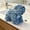 Blue, variant on Orangide Chenille Hand Drying Puff,Dog Shaped Fuzzy Chenille Ball, Cartoon Highly Absorbent Cleaning Cloth, Decorative Household Animal Cloth for Bathroom Kitchen