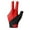 Red, variant on harayaa 3 Fingers Billiard Glove Durable Snooker Gloves for Women Men Adults Playing Gray