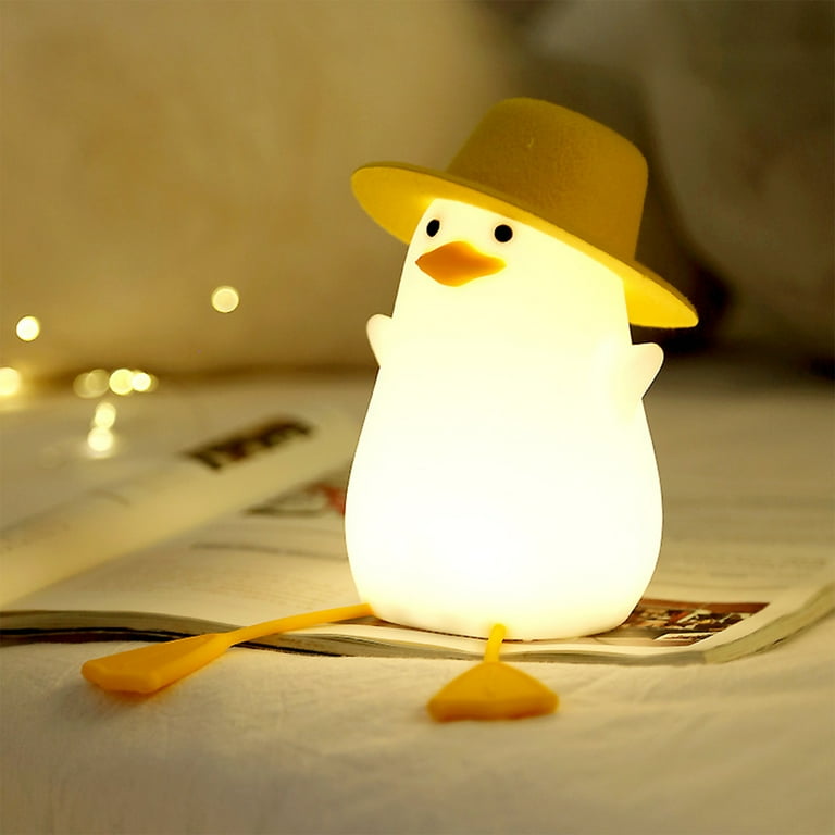 Little Duck Night Lamp Bedroom Soft Light Sleep Bedside Lamp Dormitory Table Lamp Infant Feeding Night Lamp