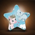 thumbnail image 3 of Star Shaped Energy Saving Night Light Living Room Night Light, Bedroom Night Light, Corridor Night Light, Study Night Light Pink Pegasus and Blue Pegasus, 3 of 6