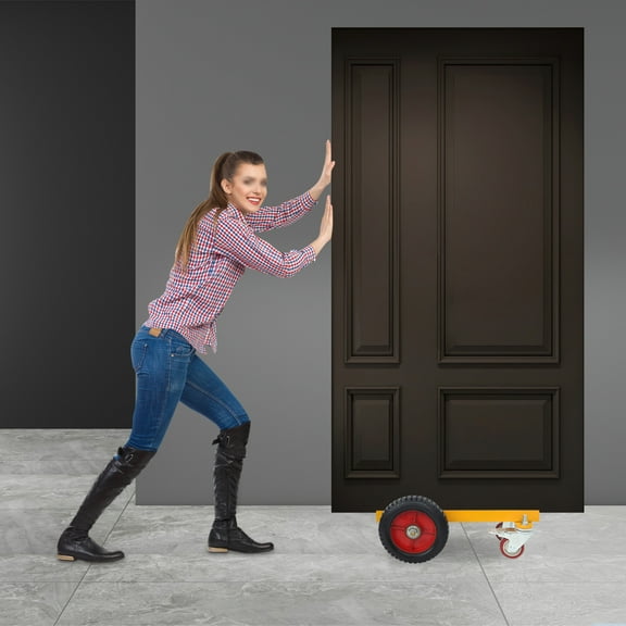 ToppiJoy Door Dolly Panel Mover Hold up 1102.31lbs, 4 Wheel Transport Roller Dolly, Heavy Duty Panel Cart