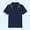 Navy, variant on CYRBOKO Girls Short Sleeve Polos, Collared Casual Summer Cotton School Uniform Shirts Black Size 9-10 T