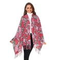 thumbnail image 3 of FORMRS Womens Scarf Winter Soft Long Big Warm Shawls Wrap Tassel Scarves, Sweet Strawberry, 3 of 9