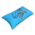 thumbnail image 3 of Disketp Pillow Covers Fun Riding Dinosaur Pattern Throw Pillow Case Cushion Covers,Cushion For Bedroom,Couch,Home-14"X20", 3 of 9