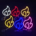 thumbnail image 7 of Vikakiooze Flame Neon Sign, Neon Lights For Wall Decor, Usb Battery Powered Neon Wall Light Kitchen Gadgets, 7 of 7