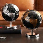 BNNG World Globe Desktop Geographic Globe 360°Rotating Earth Geography Globe Vintage Antique Globe Kids Gift Educational World Globe Mini Vintage World Globe for Adults & Kids